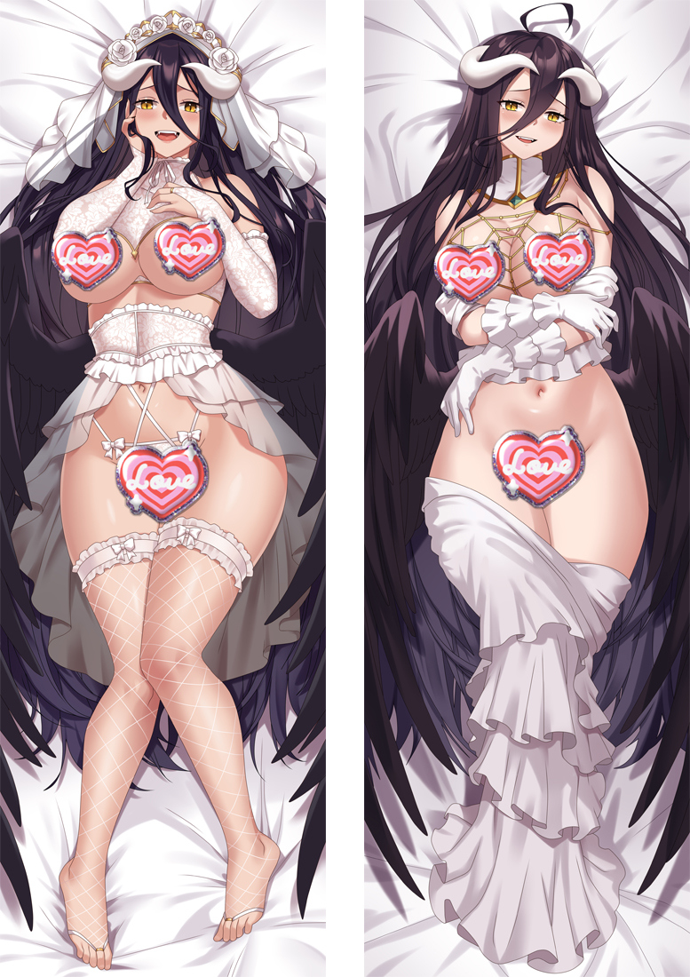 Overlord Albedo Anime Dakimakura Body Pillow Cover