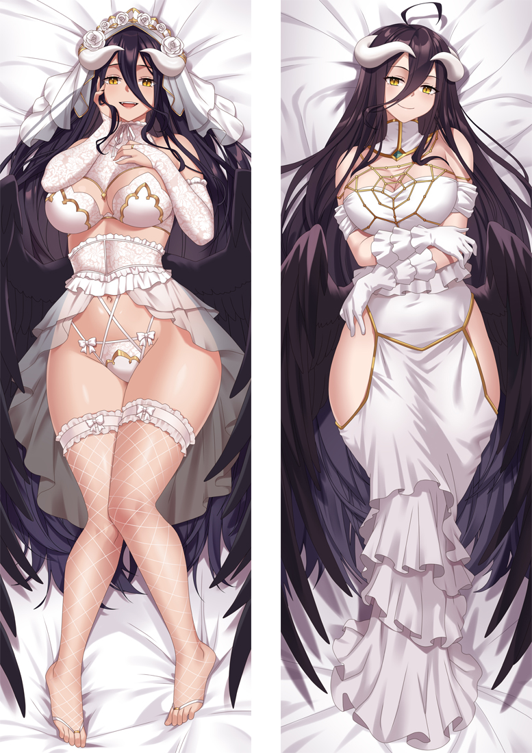 Overlord Albedo Anime Dakimakura Body Pillow Cover