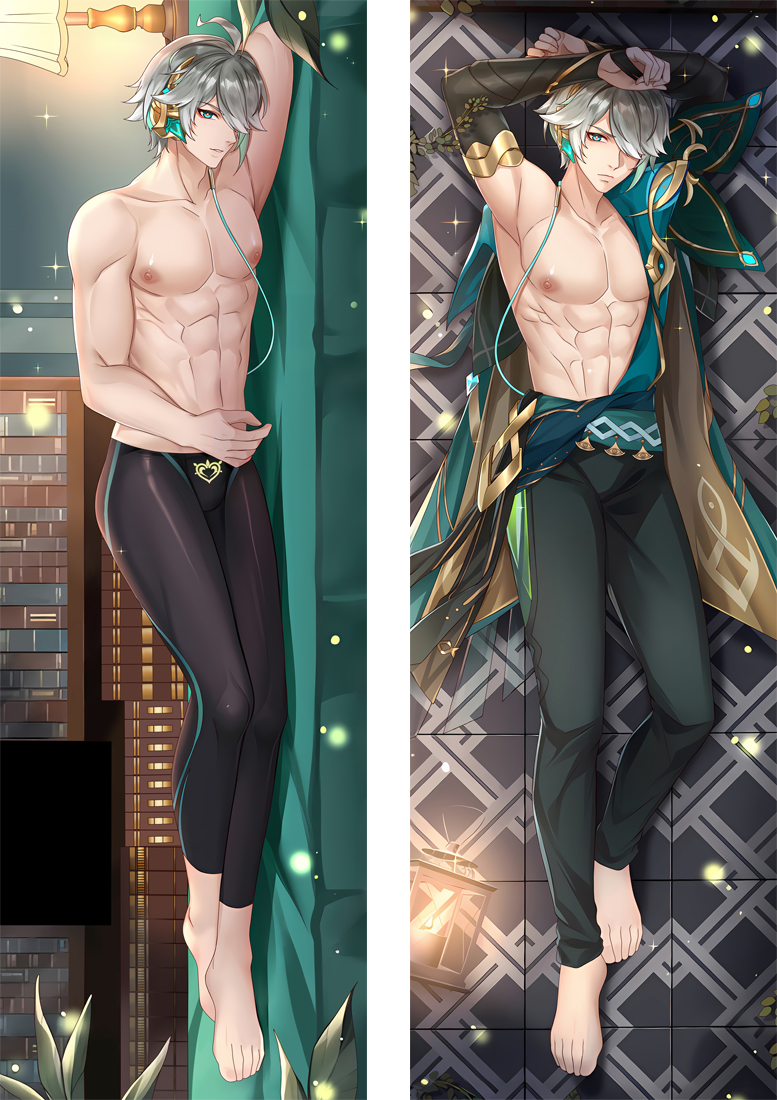 Genshin Impact Alhaitham Anime Dakimakura Body Pillow Cover