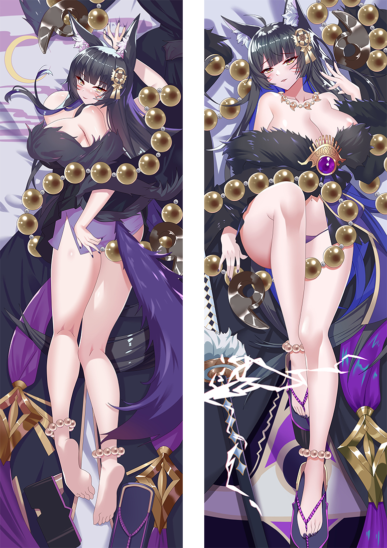 Azur Lane Musashi Anime Dakimakura Body Pillow Cover