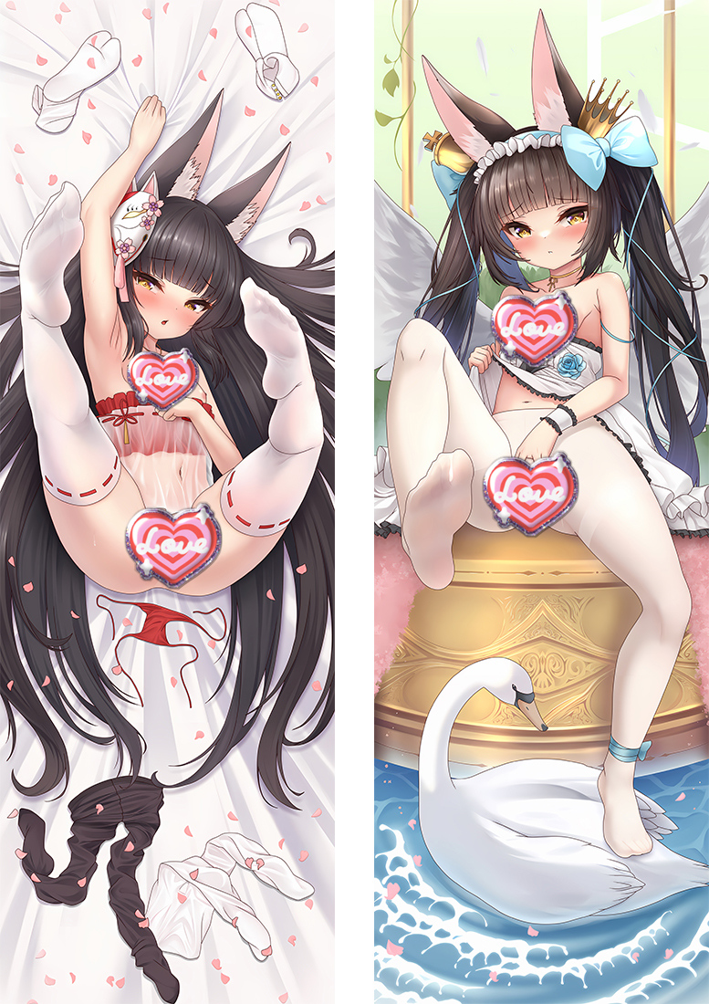 Azur Lane Nagato Anime Dakimakura Body Pillow Cover