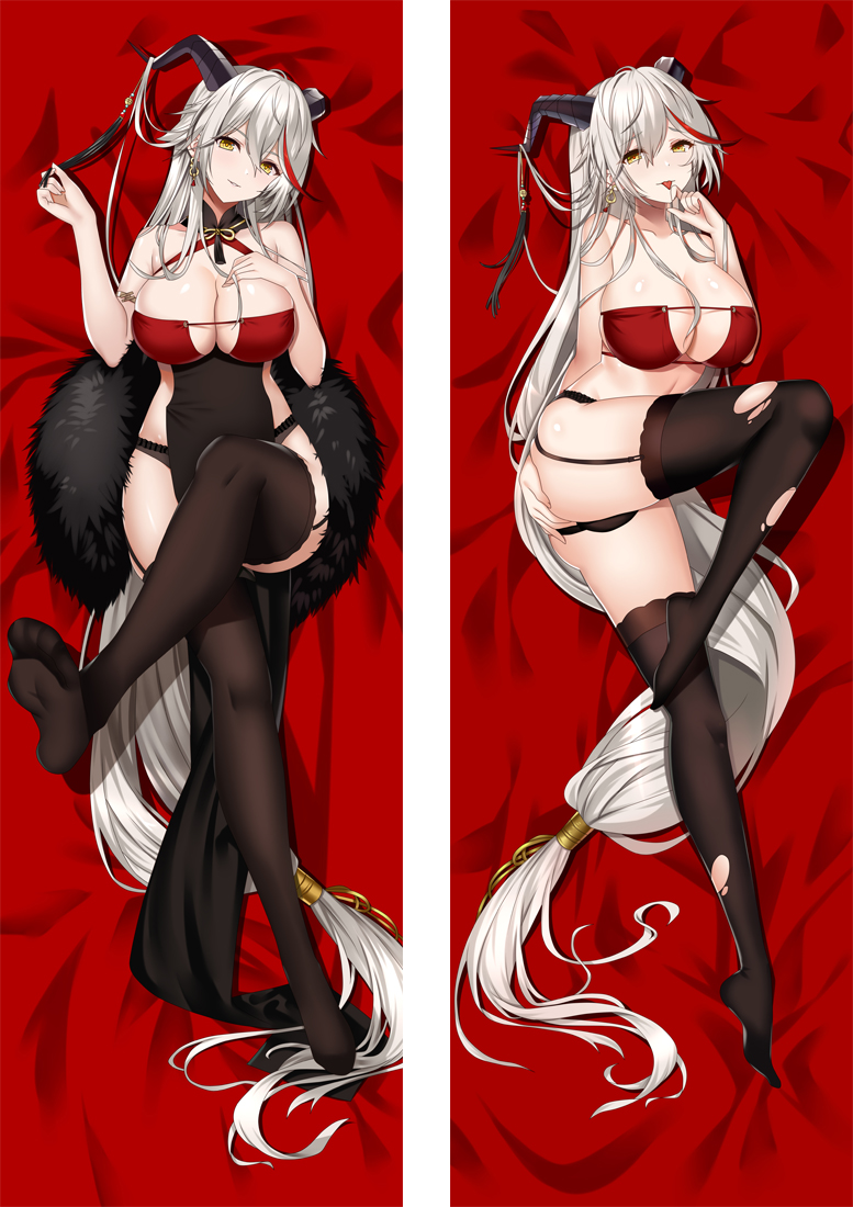 Azur Lane Aegir Anime Dakimakura Body Pillow Cover H4218-A