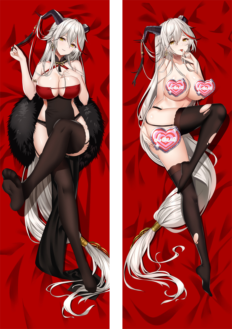 Azur Lane Aegir Anime Dakimakura Body Pillow Cover H4218-B