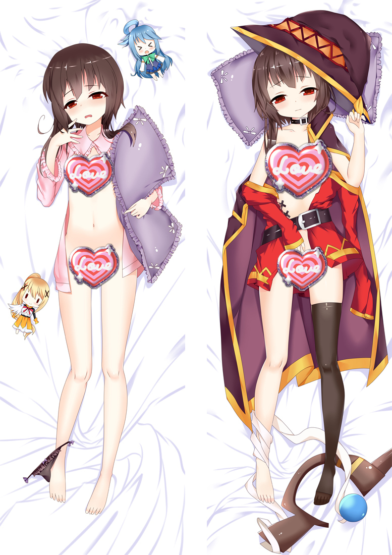 KonoSuba God's Blessing on This Wonderful World! Megumin Anime Dakimakura Body Pillow Cover