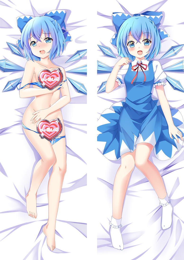 TouHou Project Cirno Anime Dakimakura Body Pillow CoverH3845-B
