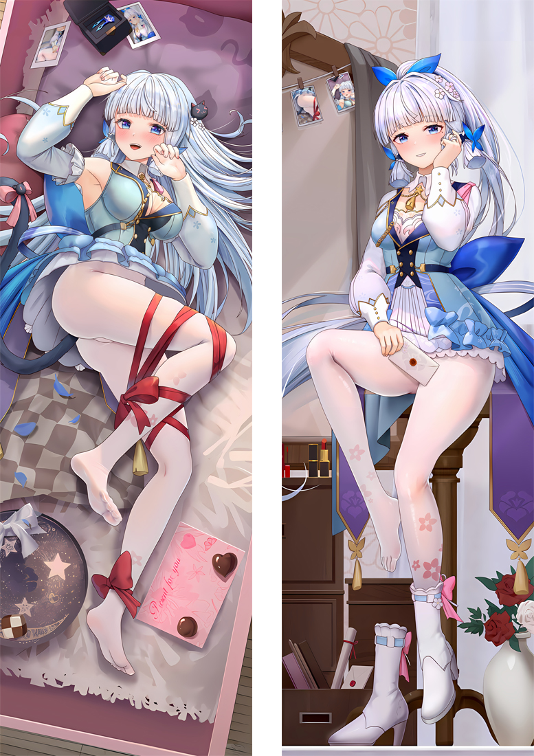 Genshin Impact Kamisato Ayaka Anime Dakimakura Pillow Cover
