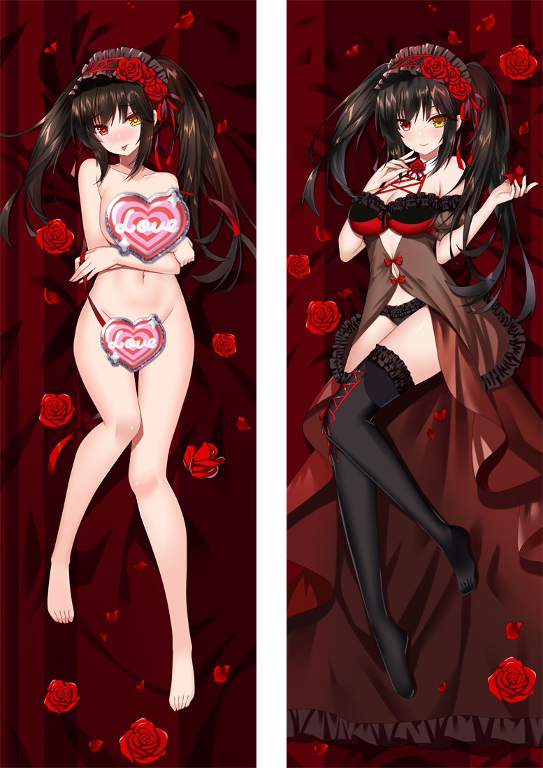 Date A Live Kurumi Tokisaki Anime Dakimakura Pillow Cover H4215-B