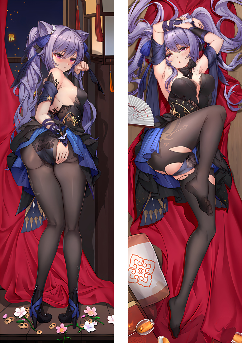 Genshin Impact Keqing Anime Dakimakura Body Pillow Cover