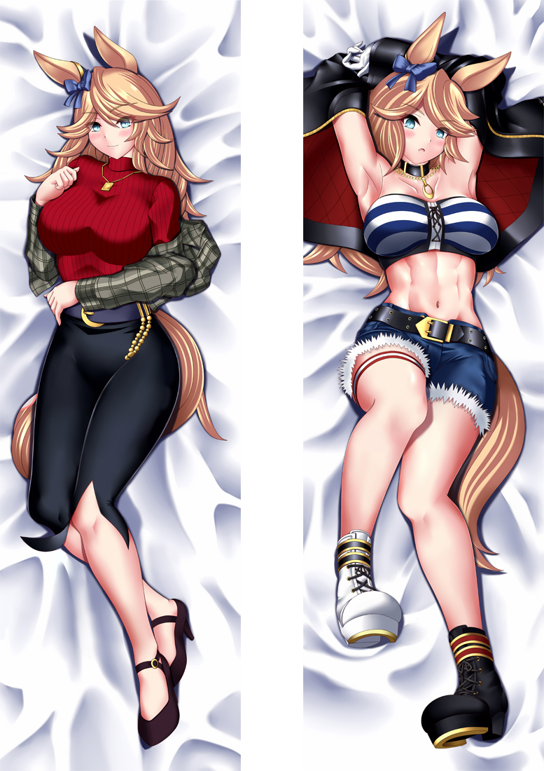 Umamusume: Pretty Derby Gold City Anime Dakimakura Body Pillow Cover