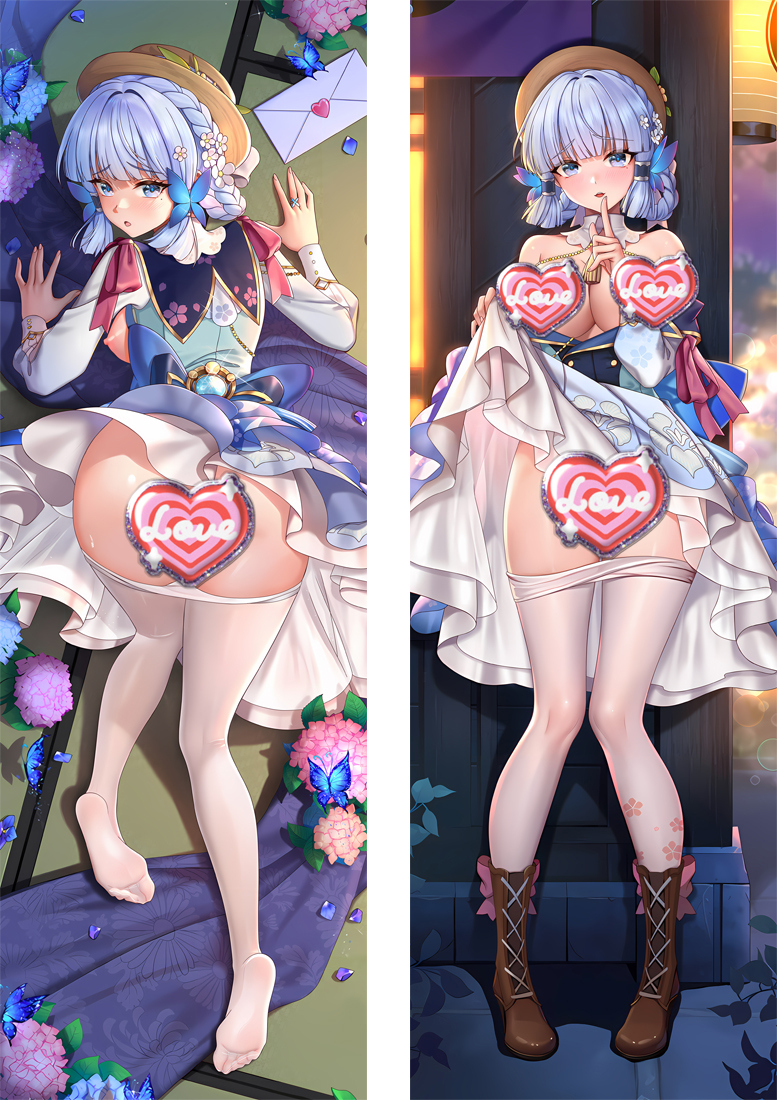 Genshin Impact Kamisato Ayaka Anime Dakimakura Pillow Cover