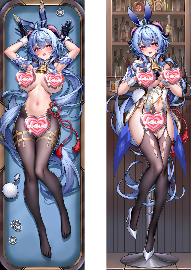 Genshin Impact Eula Anime Dakimakura Body Pillow Cover