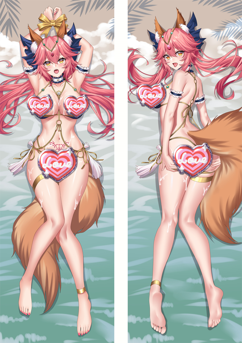 Fate/Grand Order FGO Tamamo no Mae Anime Dakimakura Body Pillow Cover