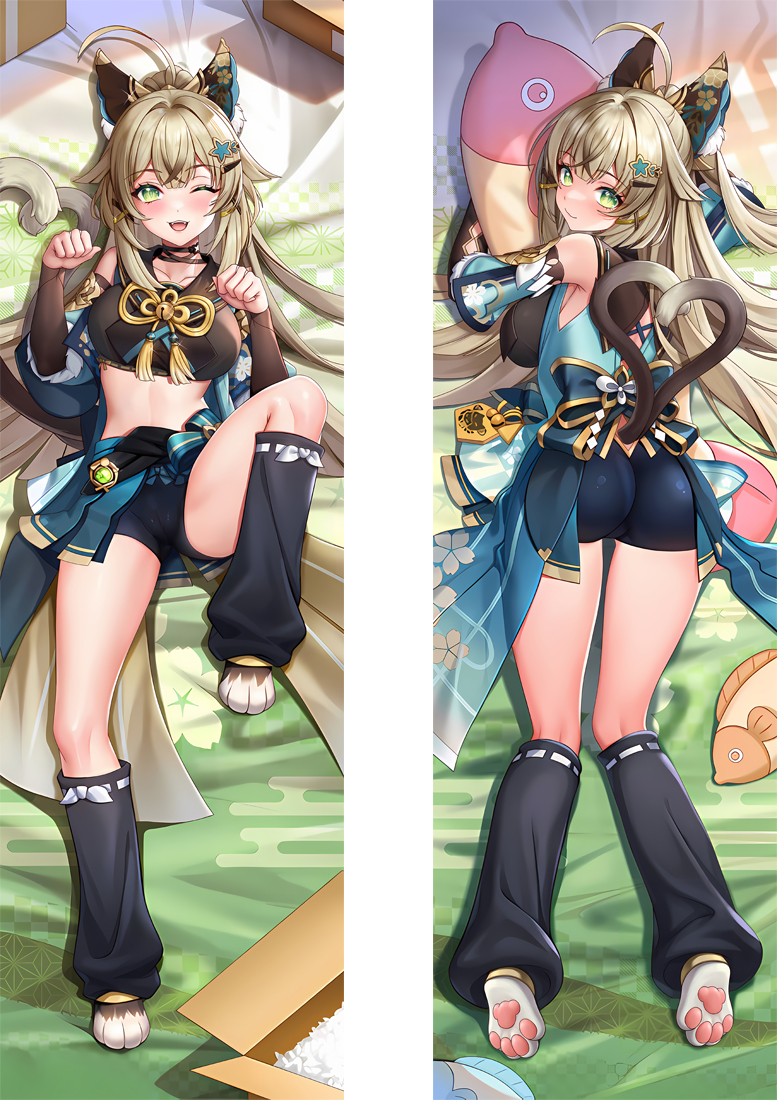 Genshin Impact Kirara Anime Dakimakura Body Pillow Cover