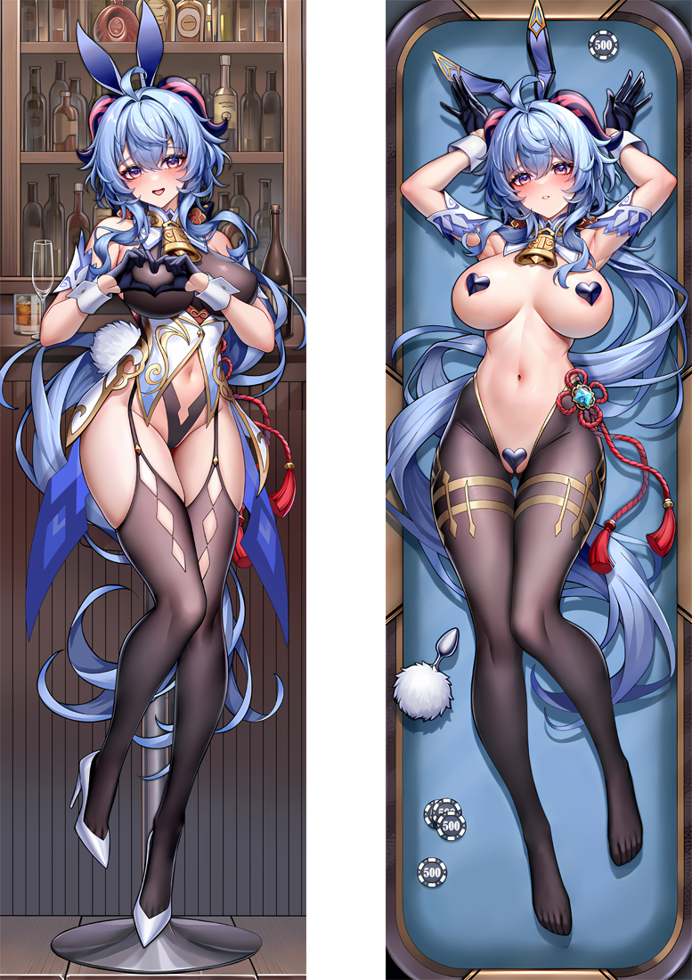 Genshin Impact Eula Anime Dakimakura Body Pillow Cover