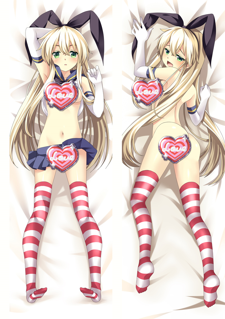 Kantai Collection shimakaze Anime Dakimakura Body Pillow Cover