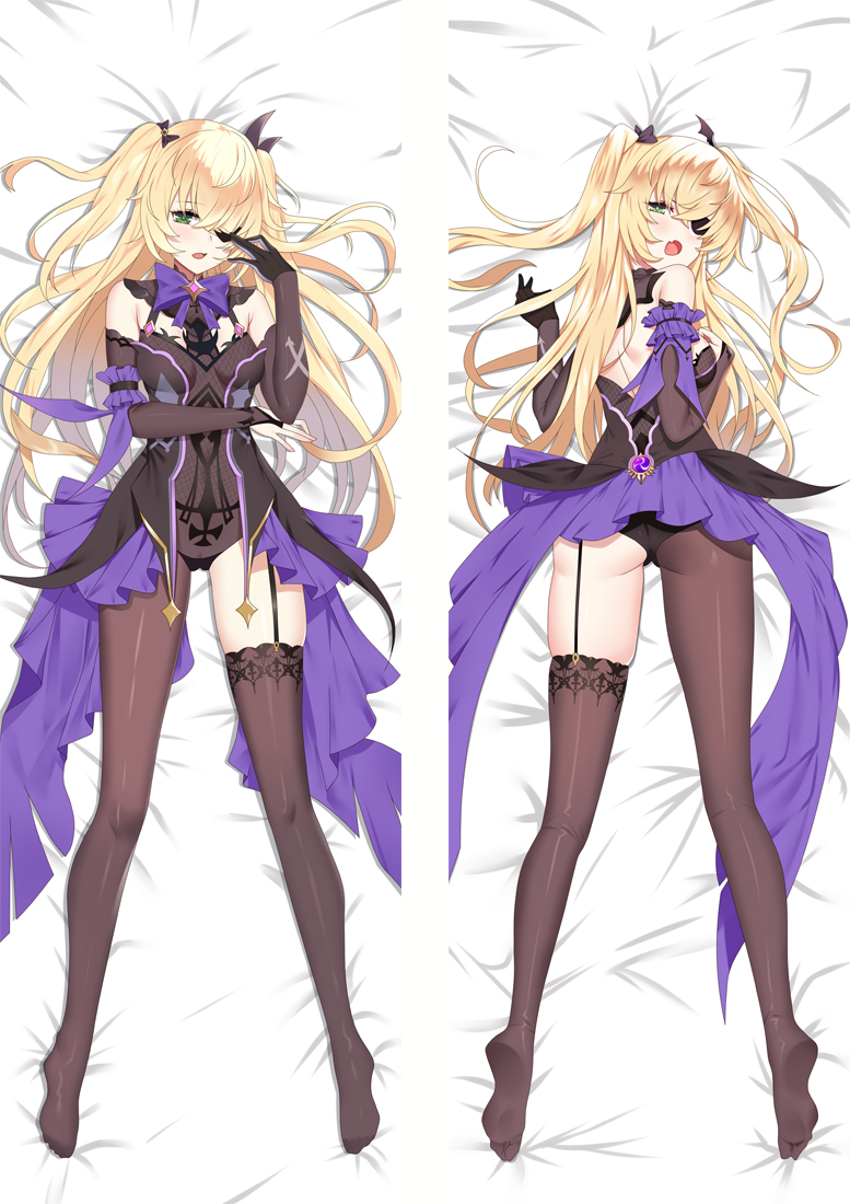 Genshin Impact Fischl Anime Dakimakura Body Pillow Cover