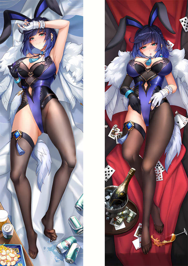 Genshin Impact Yelan Anime Dakimakura Pillow Cover
