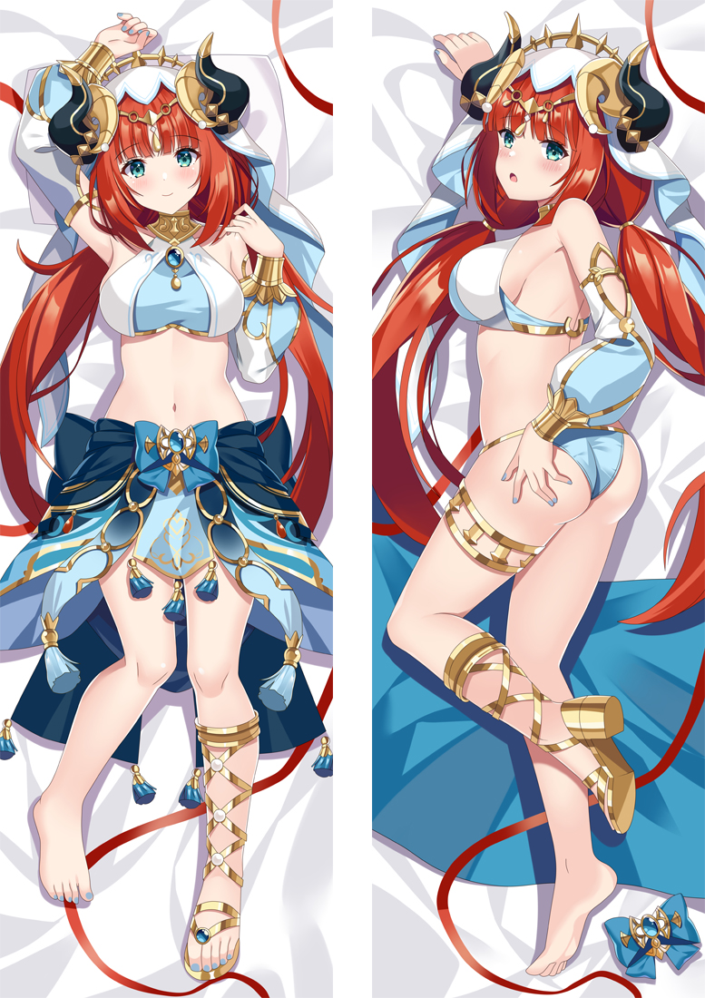 Genshin Impact Nilou Anime Dakimakura Body Pillow Cover