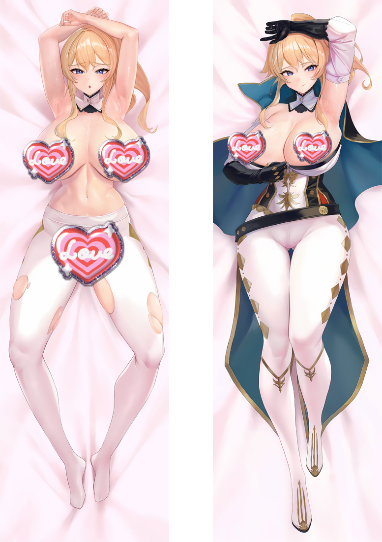 Genshin Impact Jean Anime Dakimakura Body Pillow Cover