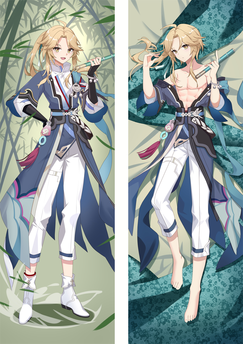 Honkai: Star Rail Yanqing Anime Dakimakura Pillow Cover