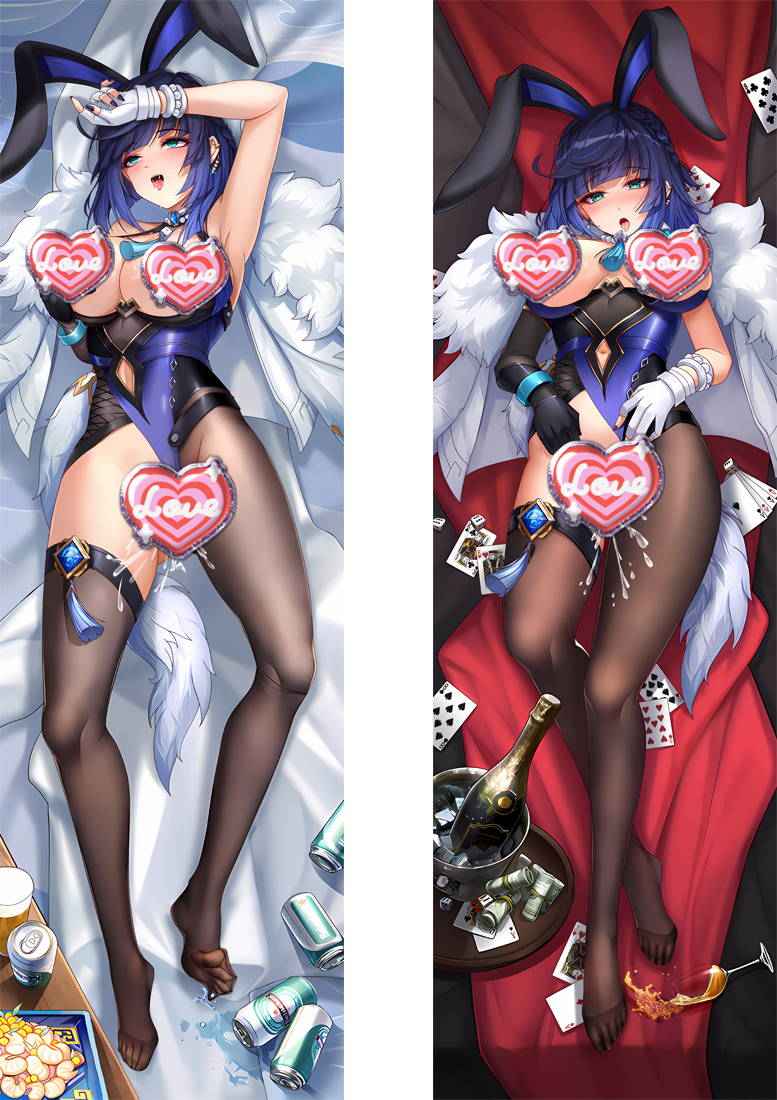 Genshin Impact Yelan Anime Dakimakura Pillow Cover