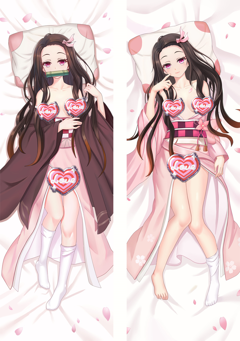 Demon Slayer: Kimetsu no Yaiba Kamado Nezuko Anime Dakimakura Pillow Cover