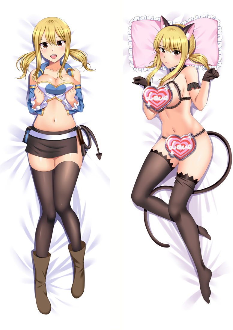Fairy Tail Lucy Heartfilia Anime Dakimakura Pillow Cover
