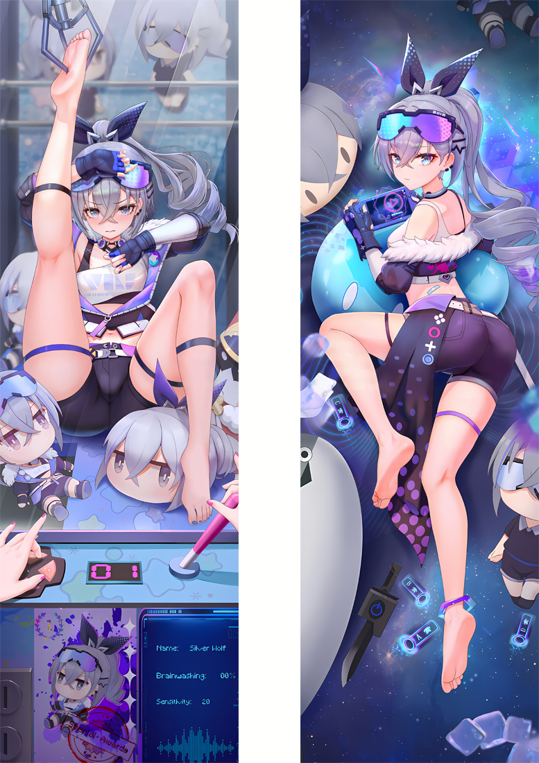 Honkai: Star Rail Silver Wolf Anime Dakimakura Pillow Cover