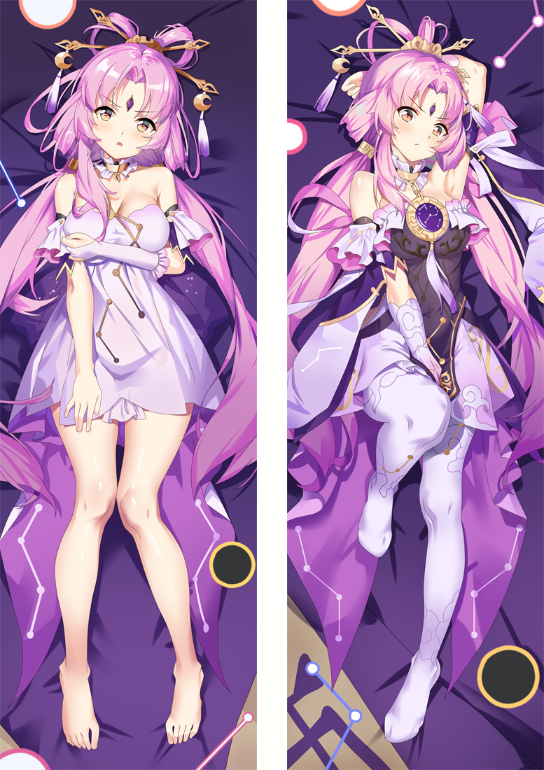 Honkai: Star Rail Fu Xuan Anime Dakimakura Pillow Cover