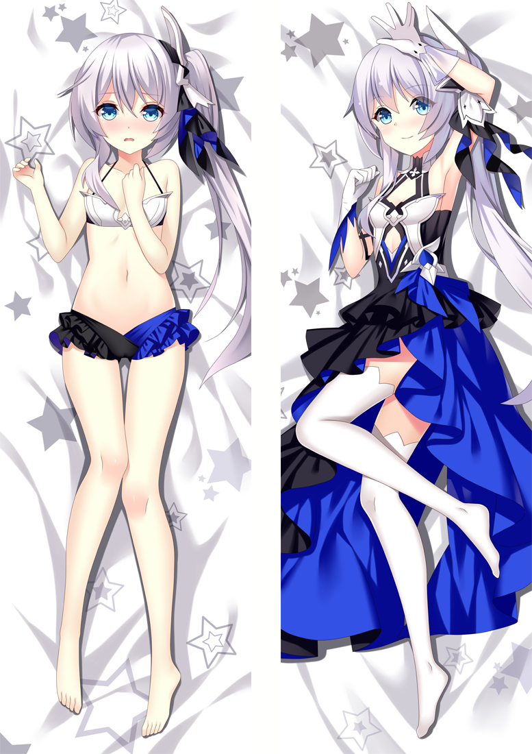 Honkai Impact 3rd Kiana Kaslana Anime Dakimakura Pillow Cover H4001-A
