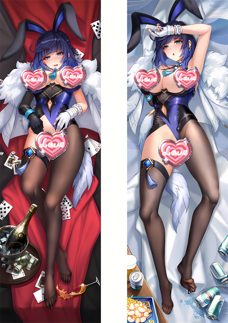 Genshin Impact Yelan Anime Dakimakura Pillow Cover