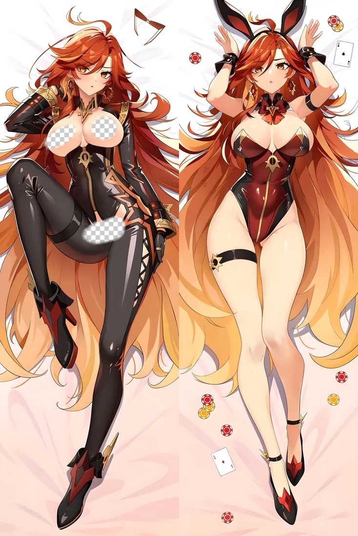 Genshin Impact Mavuika Anime Dakimakura Body Pillow Cover