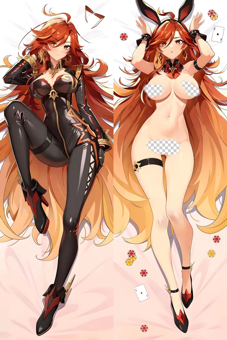 Genshin Impact Mavuika Anime Dakimakura Body Pillow Cover