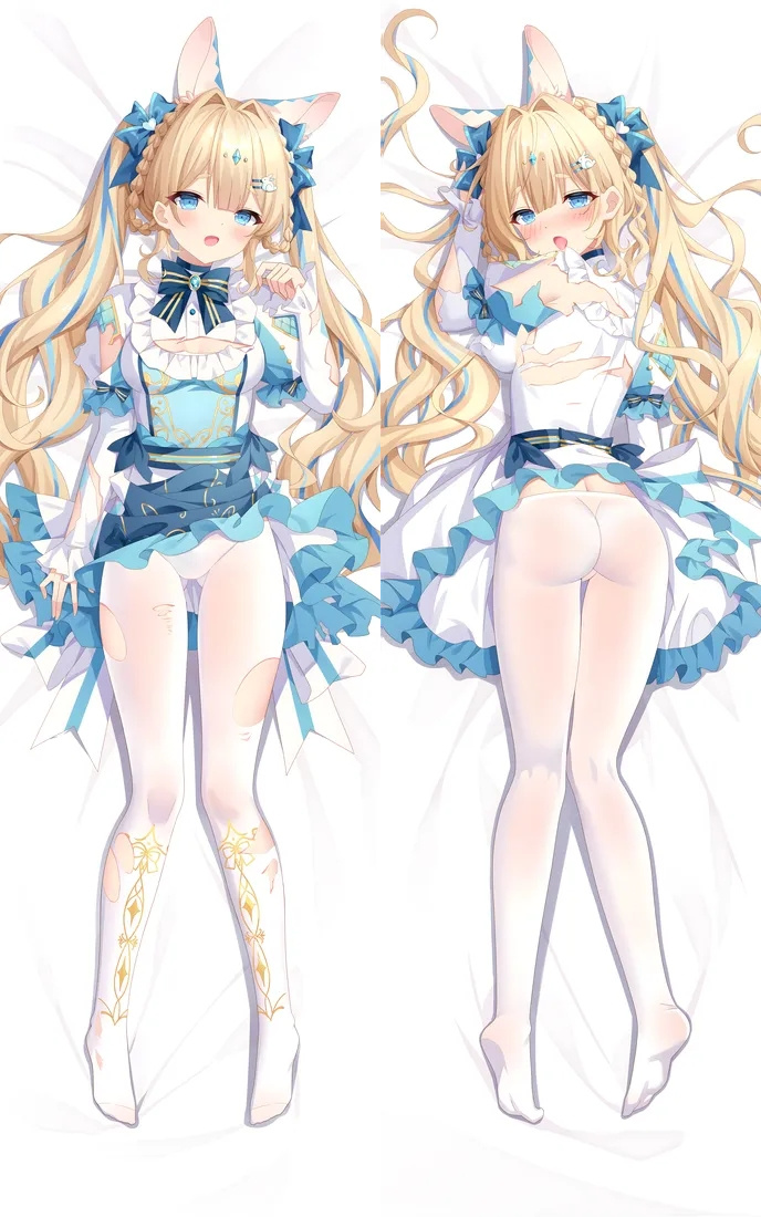 VTuber Aezril Anime Dakimakura Body Pillow Cover