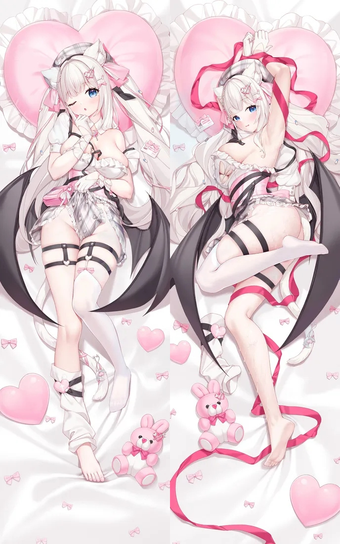 VTuber Orihime Anime Dakimakura Body Pillow Cover