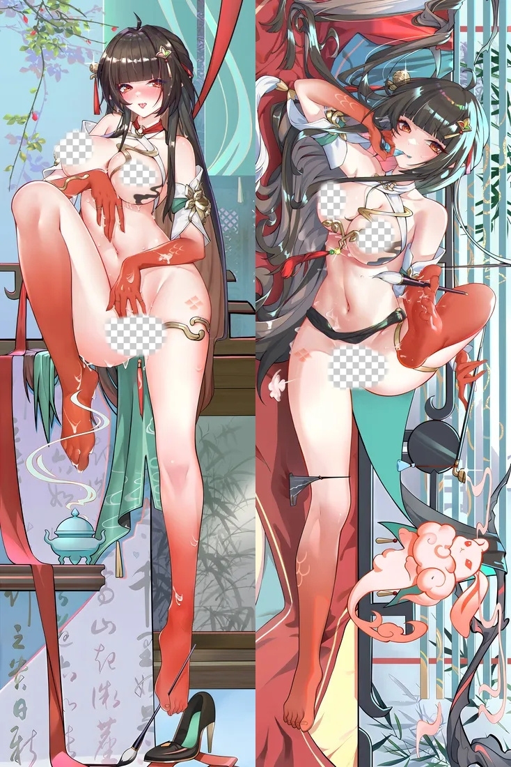 Honkai: Star Rail Lingsha Anime Dakimakura Body Pillow Cover