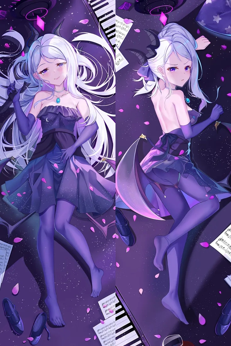 Blue Archive Sorasaki Hina Anime Dakimakura Body Pillow Cover