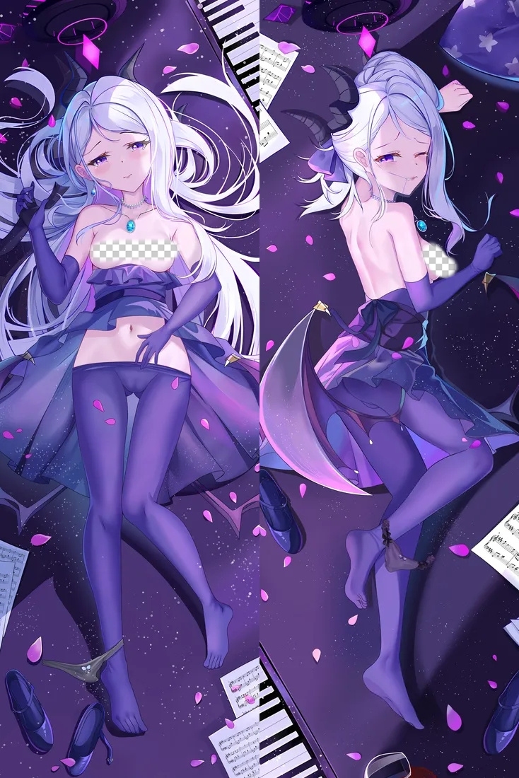 Blue Archive Sorasaki Hina Anime Dakimakura Body Pillow Cover