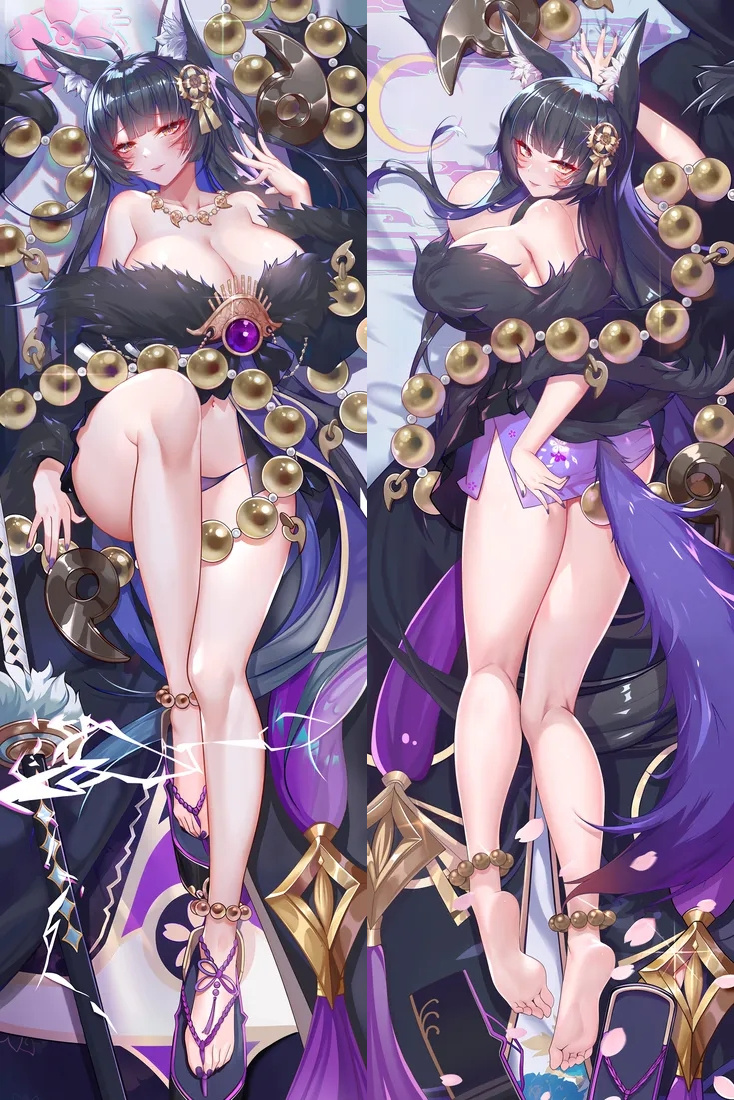 Azur Lane Musashi Anime Dakimakura Body Pillow Cover