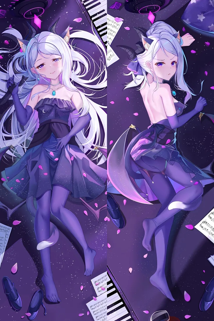 Blue Archive Sorasaki Hina Anime Dakimakura Body Pillow Cover