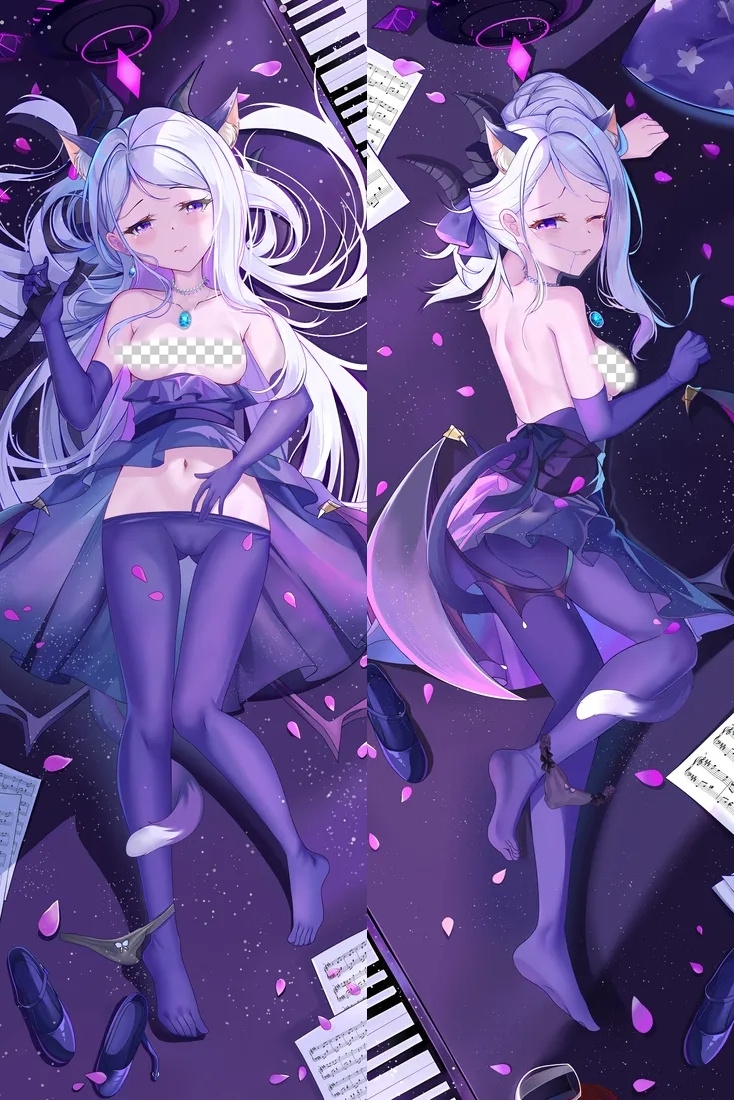 Blue Archive Sorasaki Hina Anime Dakimakura Body Pillow Cover