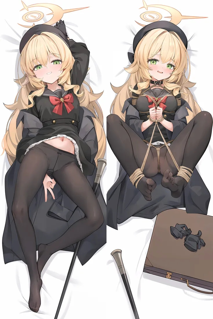 Blue Archive Smiling Professor Anime Dakimakura Body Pillow Cover