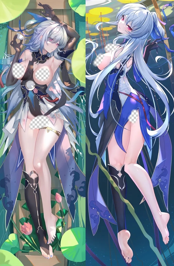 Honkai: Star Rail Jingliu Anime Dakimakura Body Pillow Cover