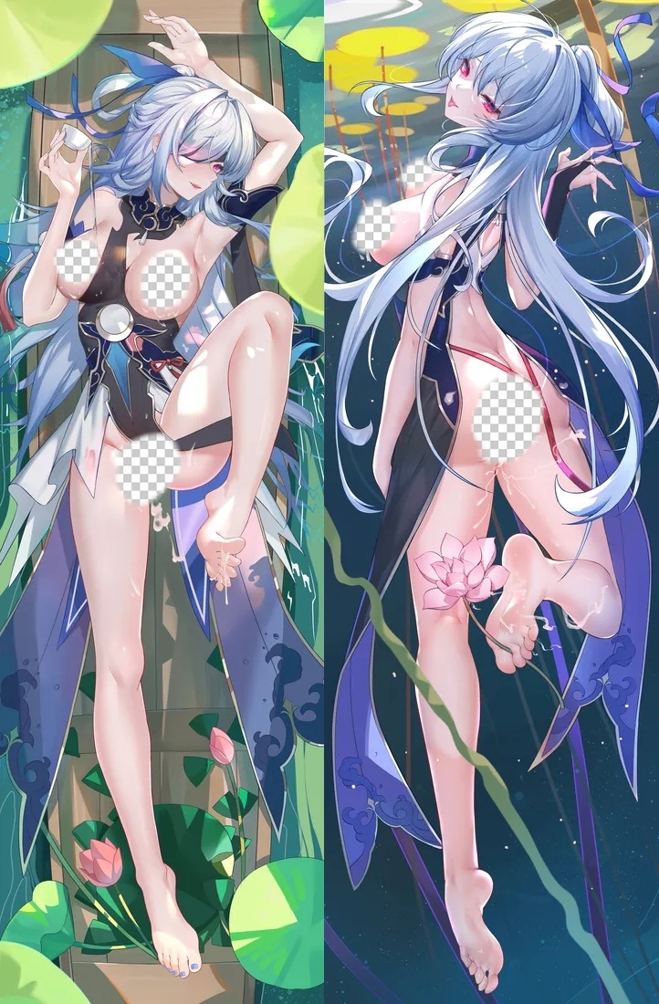 Honkai: Star Rail Jingliu Anime Dakimakura Body Pillow Cover