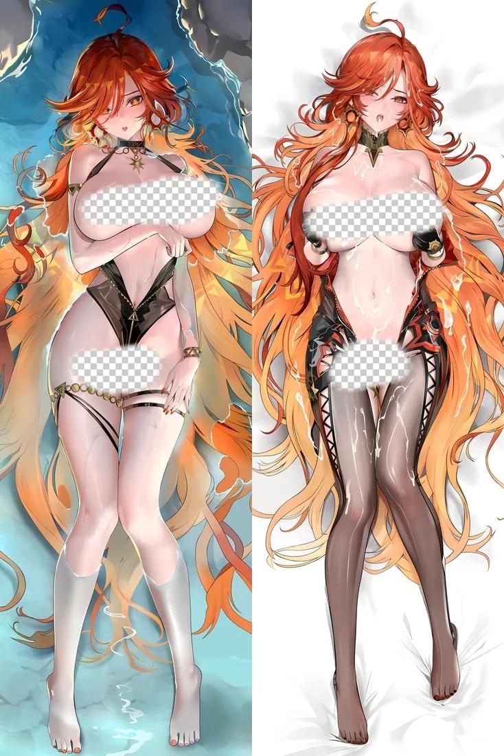 Genshin Impact Mavuika Pyro Archon Anime Dakimakura Body Pillow Cover
