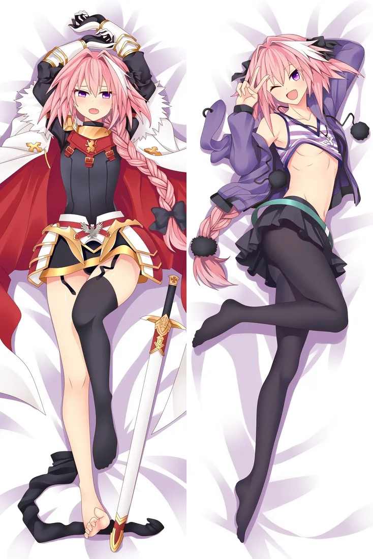 Fate Astolfo Anime Dakimakura Body Pillow Cover