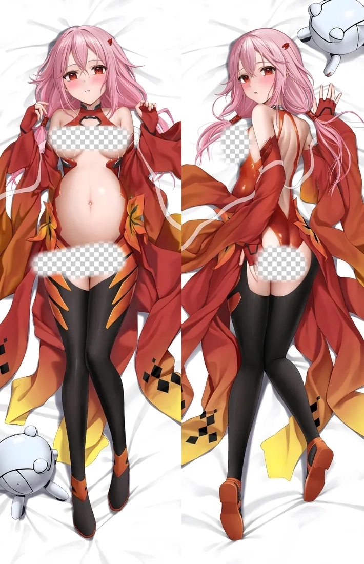 Guilty Crown Inori Yuzuriha Anime Dakimakura Body Pillow Cover
