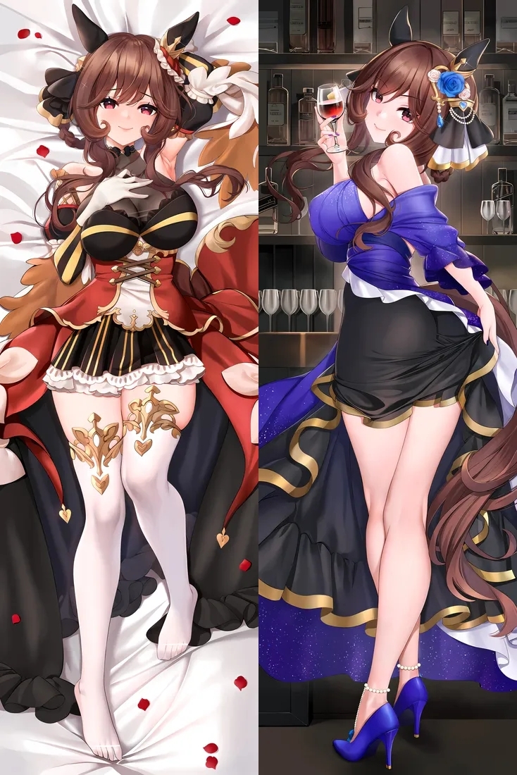 Uma Musume: Pretty Derby Gentildonna Anime Dakimakura Body Pillow Cover