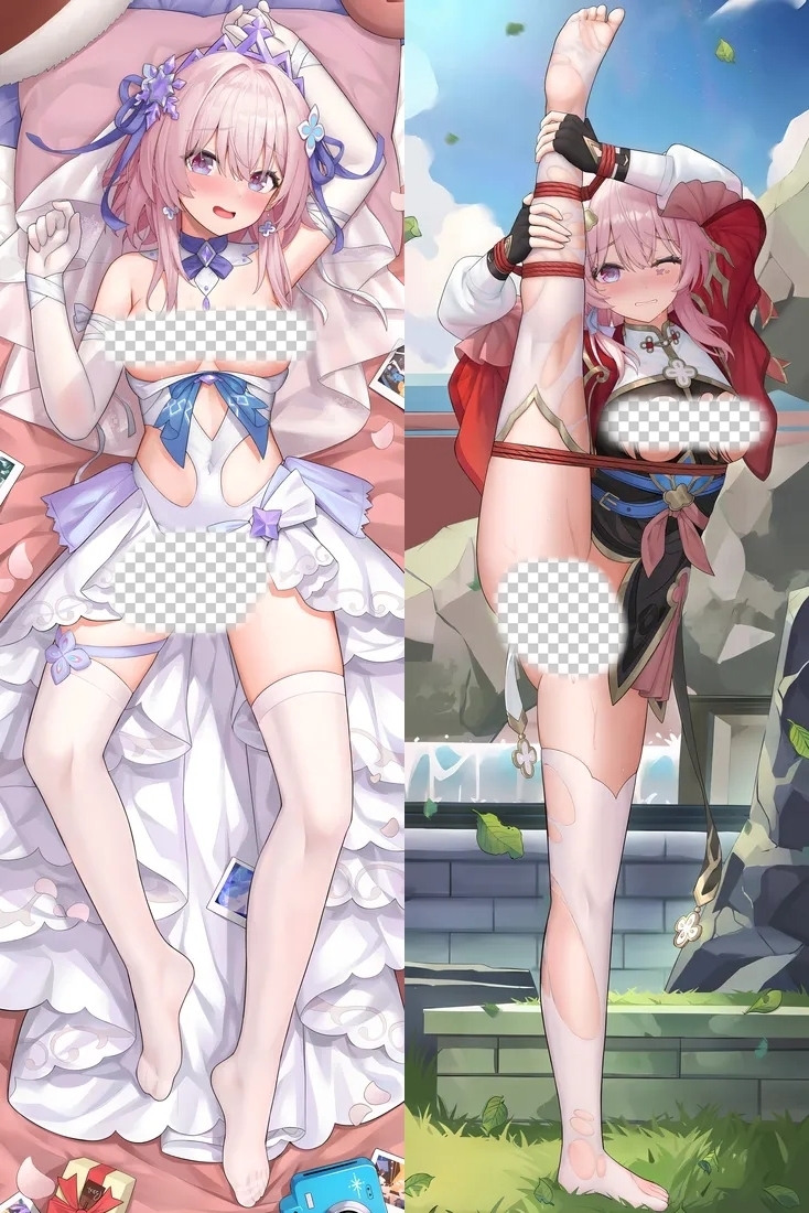 Honkai: Star Rail March 7th Anime Dakimakura Body Pillow Cover