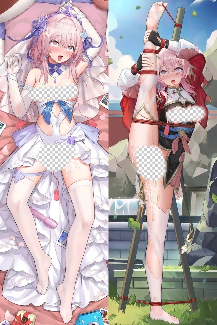 Honkai: Star Rail March 7th Anime Dakimakura Body Pillow Cover